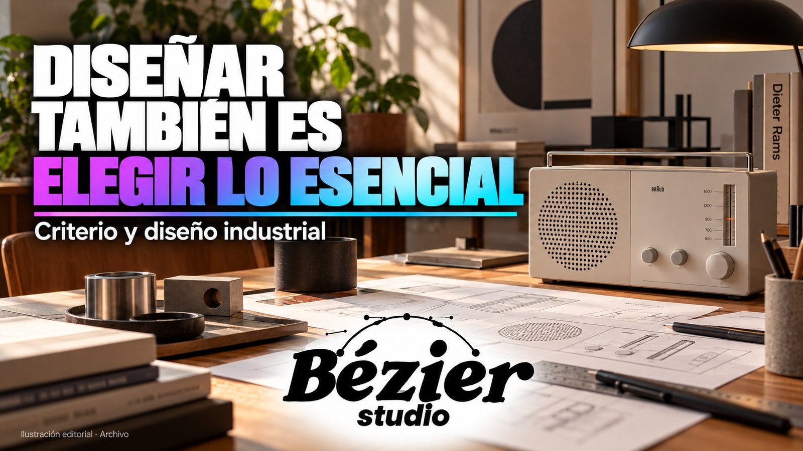 Los principios de Dieter Rams propusieron evaluar el diseño más allá de su apariencia