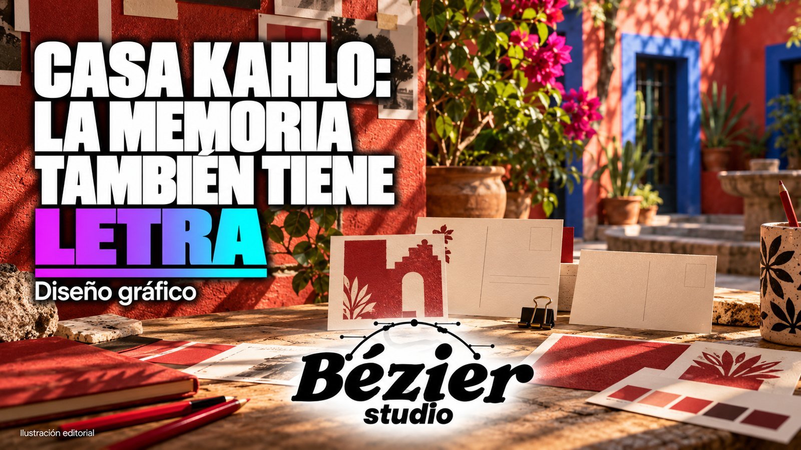 Museo Casa Kahlo construye su identidad con rojos, memoria familiar y letras con historia