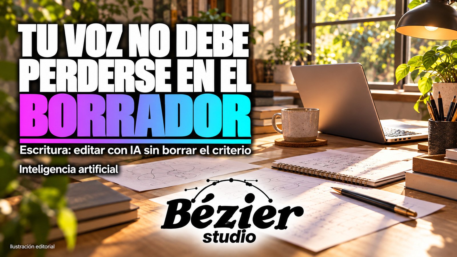 Escritores en las búsquedas: editar con IA no debería borrar la voz de quien firma