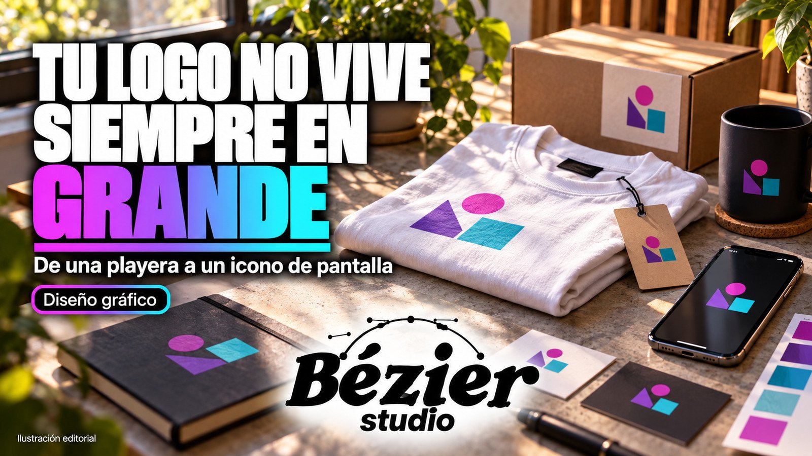 Tu logo no vive siempre en grande: la prueba que falta entre la playera y el favicon