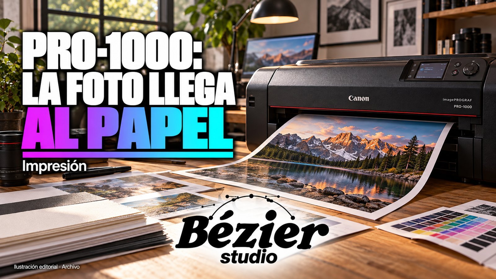 Canon imagePROGRAF PRO-1000 llevó la impresión fotográfica A2 a un equipo de escritorio
