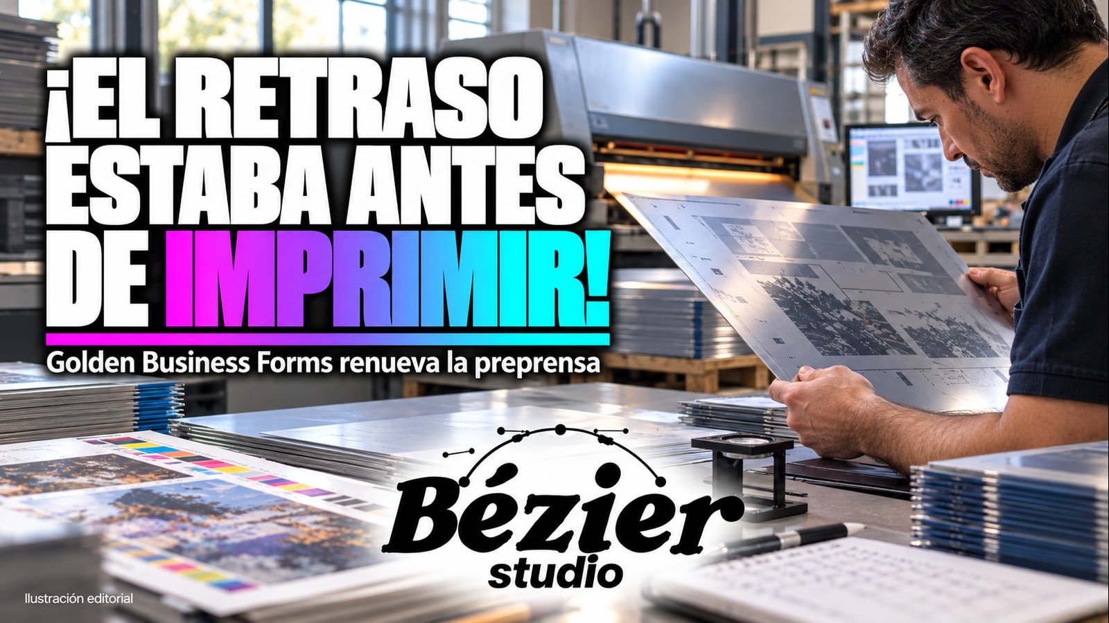 El cuello de botella estaba antes de imprimir: Golden Business Forms renueva su preprensa
