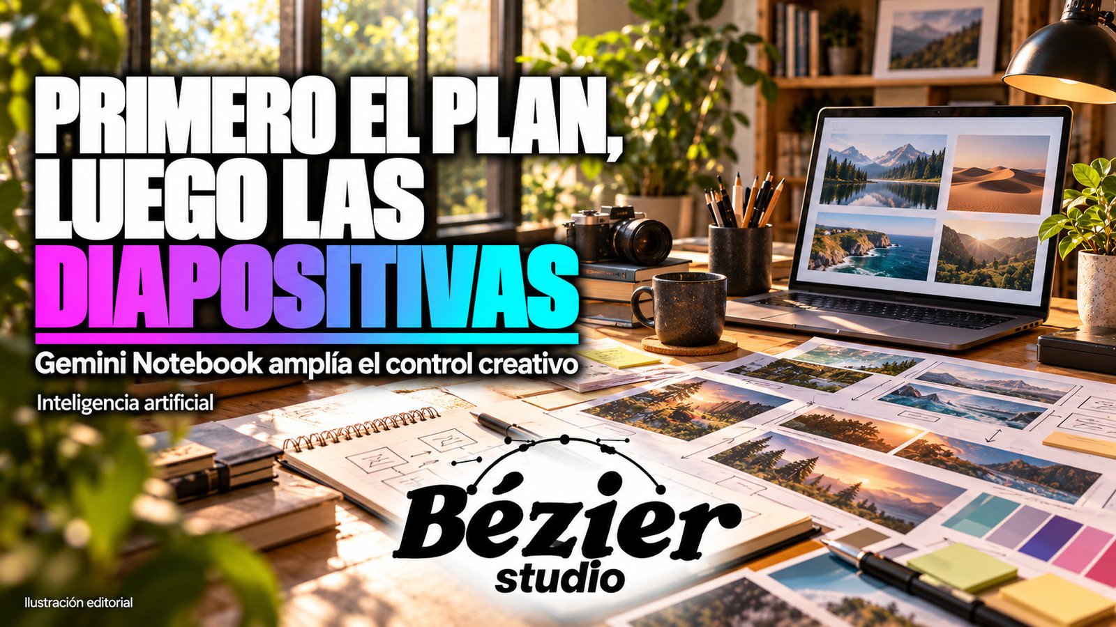Primero el plan, luego las diapositivas: Gemini Notebook amplía el control creativo