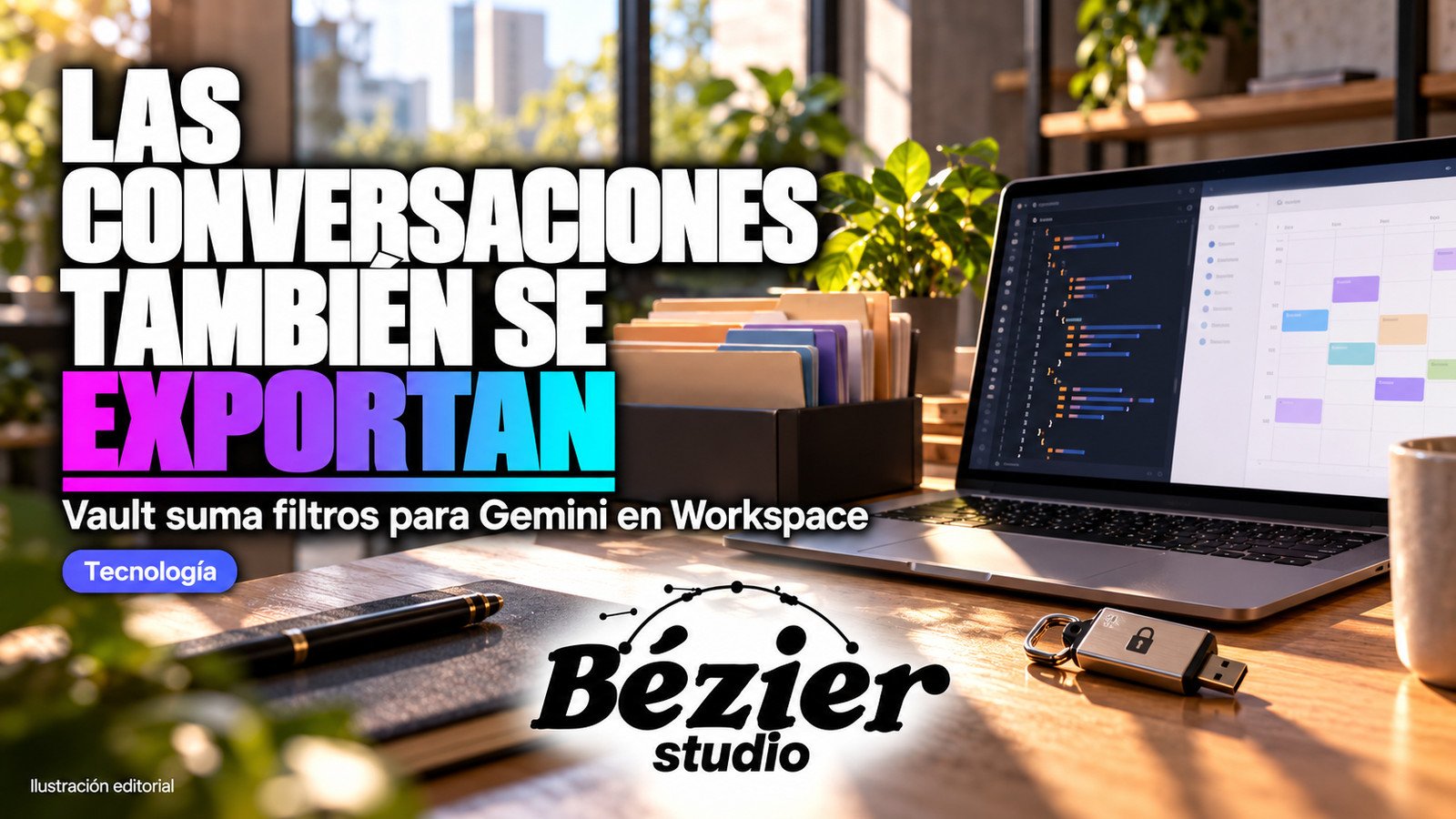Las conversaciones también se exportan: Vault añade filtros para Gemini en Workspace