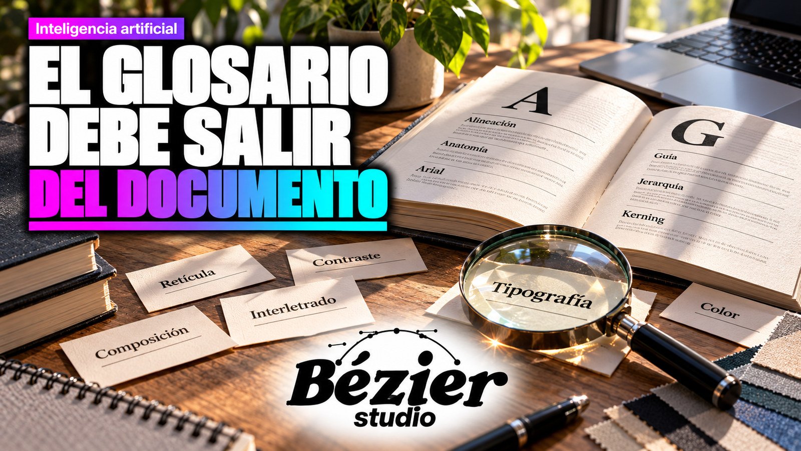 Glosario con IA: extrae términos y conserva la definición del documento