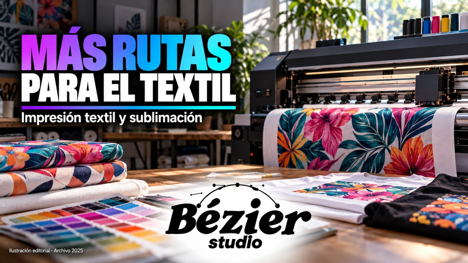Mimaki Tx330 combinó impresión textil directa y transferencia en una nueva serie