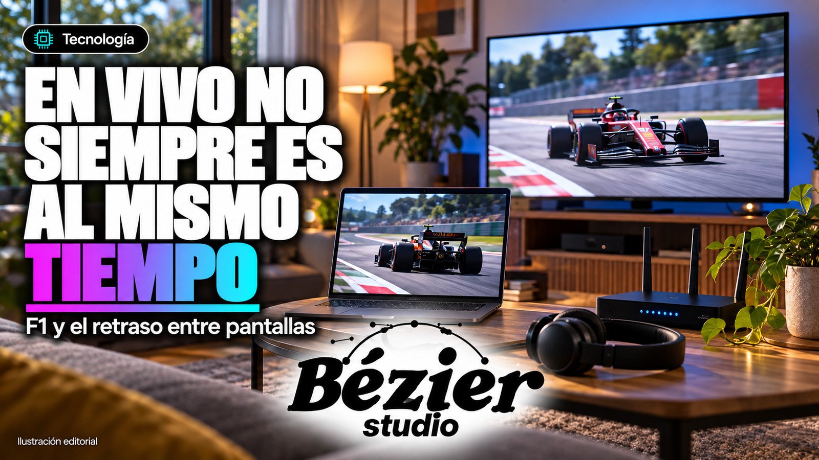 La F1 está en vivo, pero tu pantalla puede llegar después: de dónde sale ese retraso