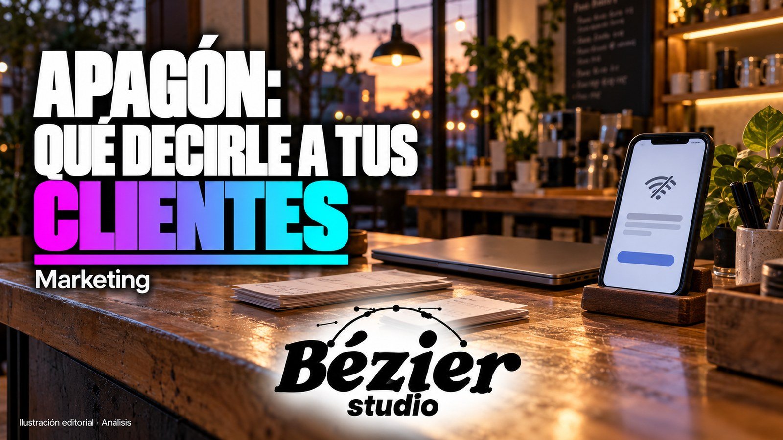 Apagón eléctrico: cómo avisar a tus clientes sin prometer una hora de regreso que nadie confirmó