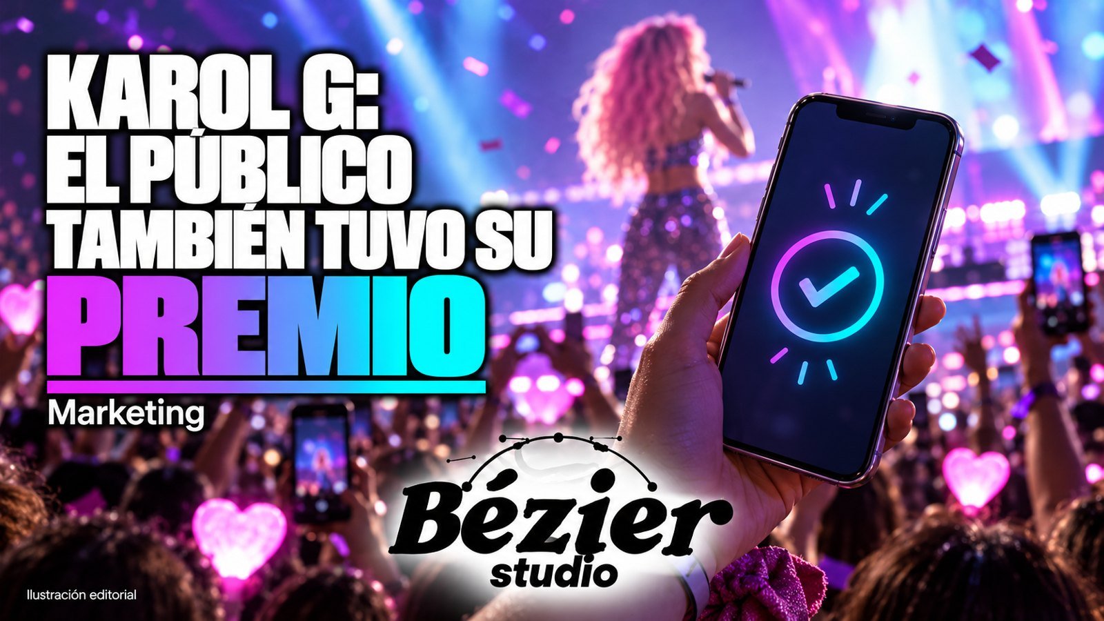 Karol G gana Artista de los Fans: lo que cambia cuando una premiación abre espacio al voto del público