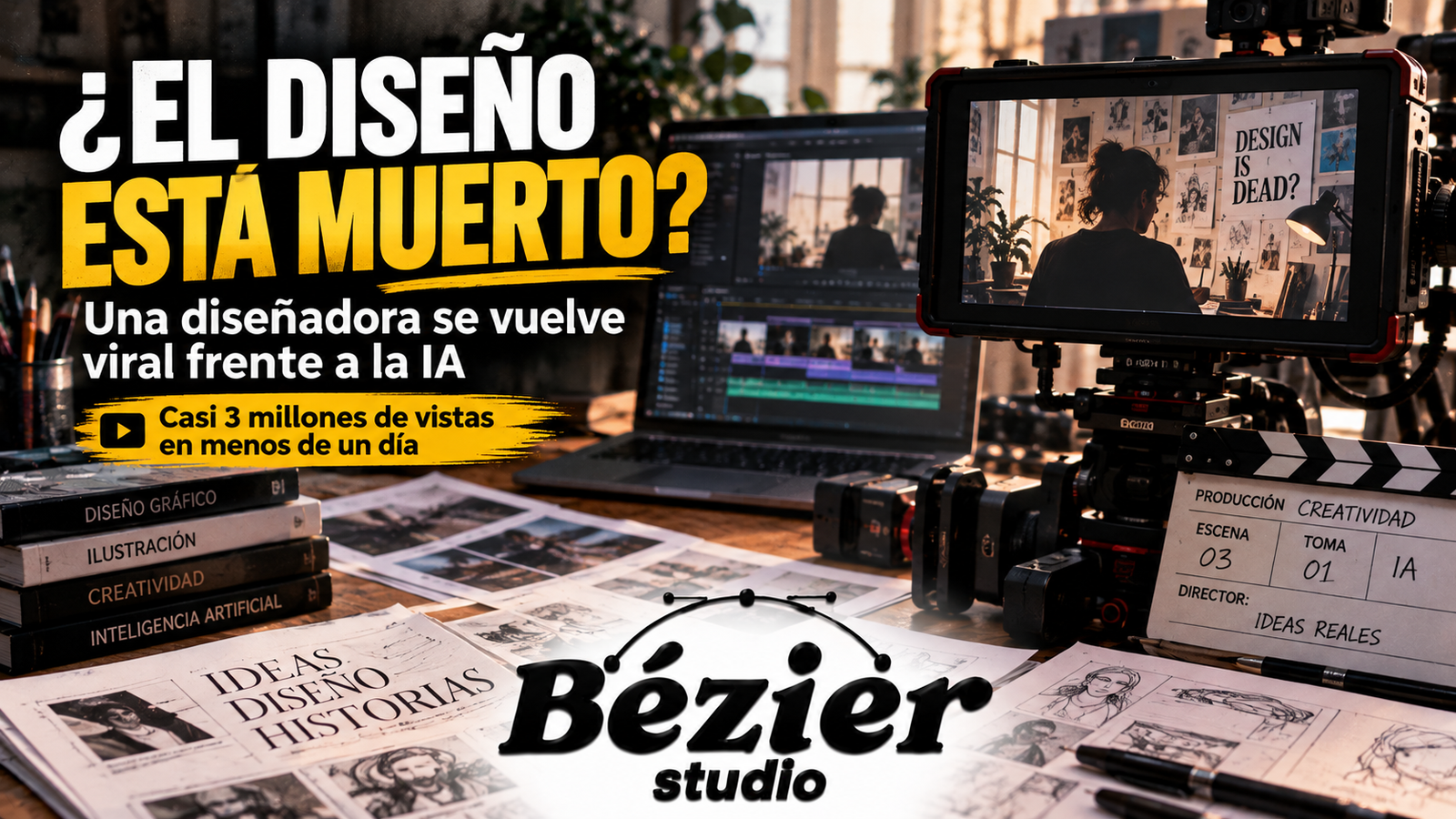 “El diseño está muerto”: una diseñadora se vuelve viral con un video de casi 3 millones de vistas para conseguir trabajo