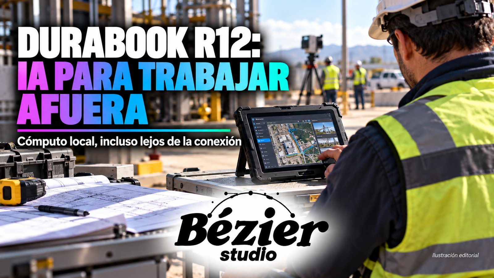 Durabook R12 lleva IA local y gráficos profesionales al trabajo de campo