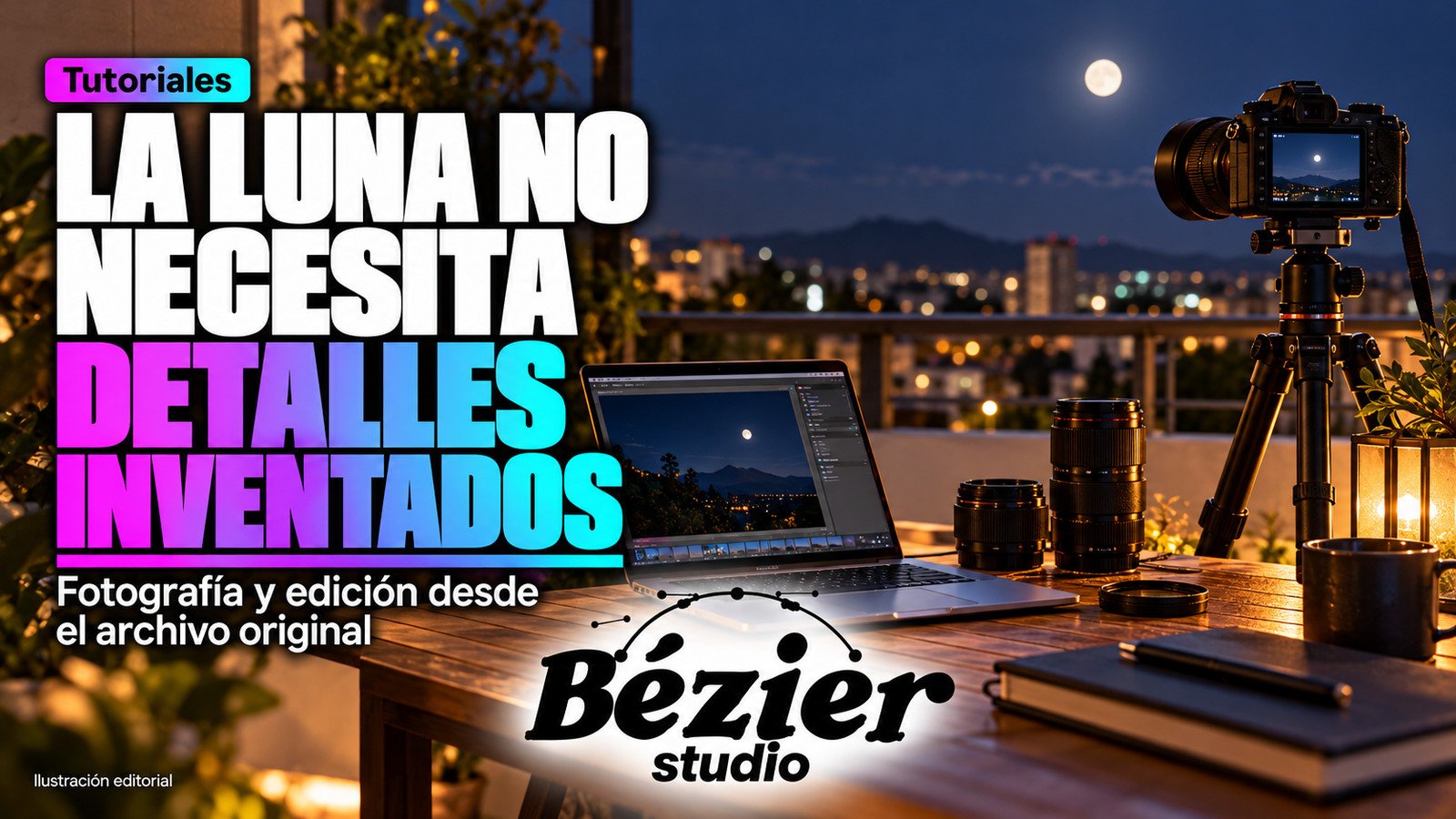 La Luna entra en las búsquedas: cómo fotografiarla sin inventar detalles al editar