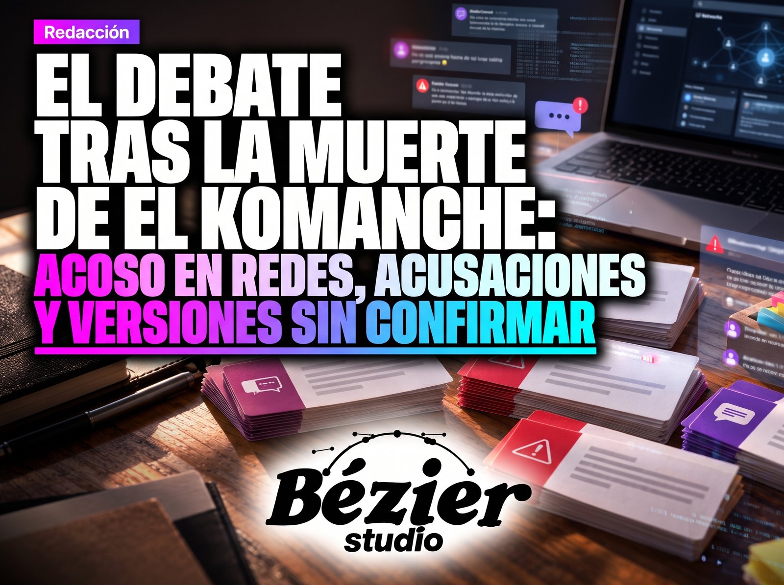 El debate tras la muerte de El Komanche: acoso en redes, acusaciones y versiones sin confirmar