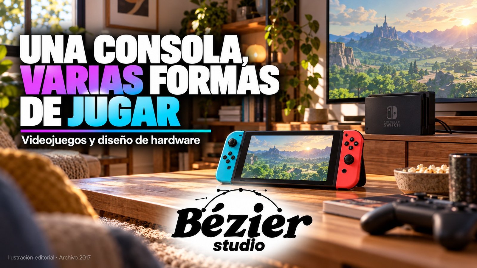 Nintendo Switch conectó el juego portátil y la televisión con un mismo equipo