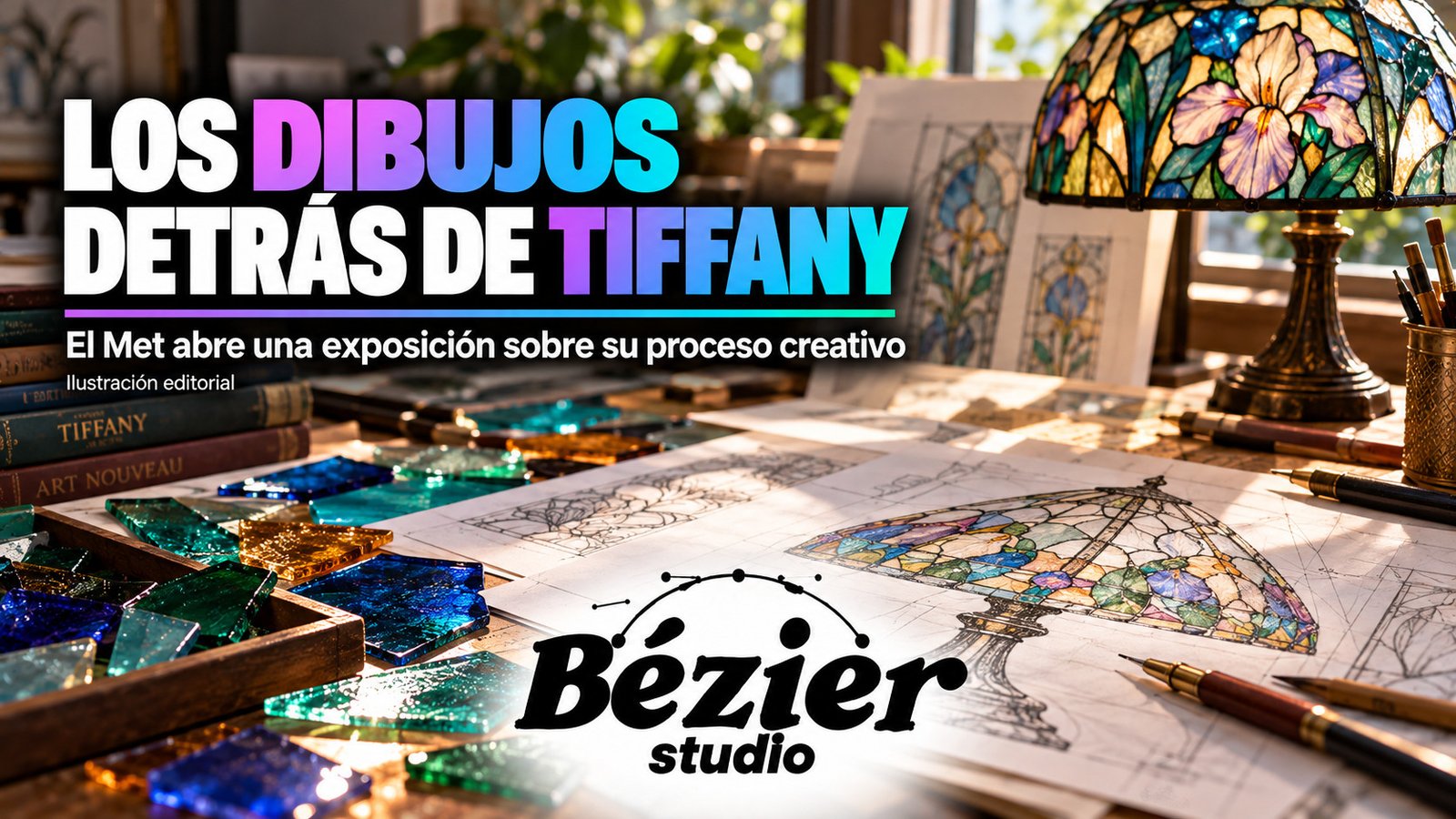 El Met abre una exposición sobre los dibujos que dieron forma a Tiffany Studios