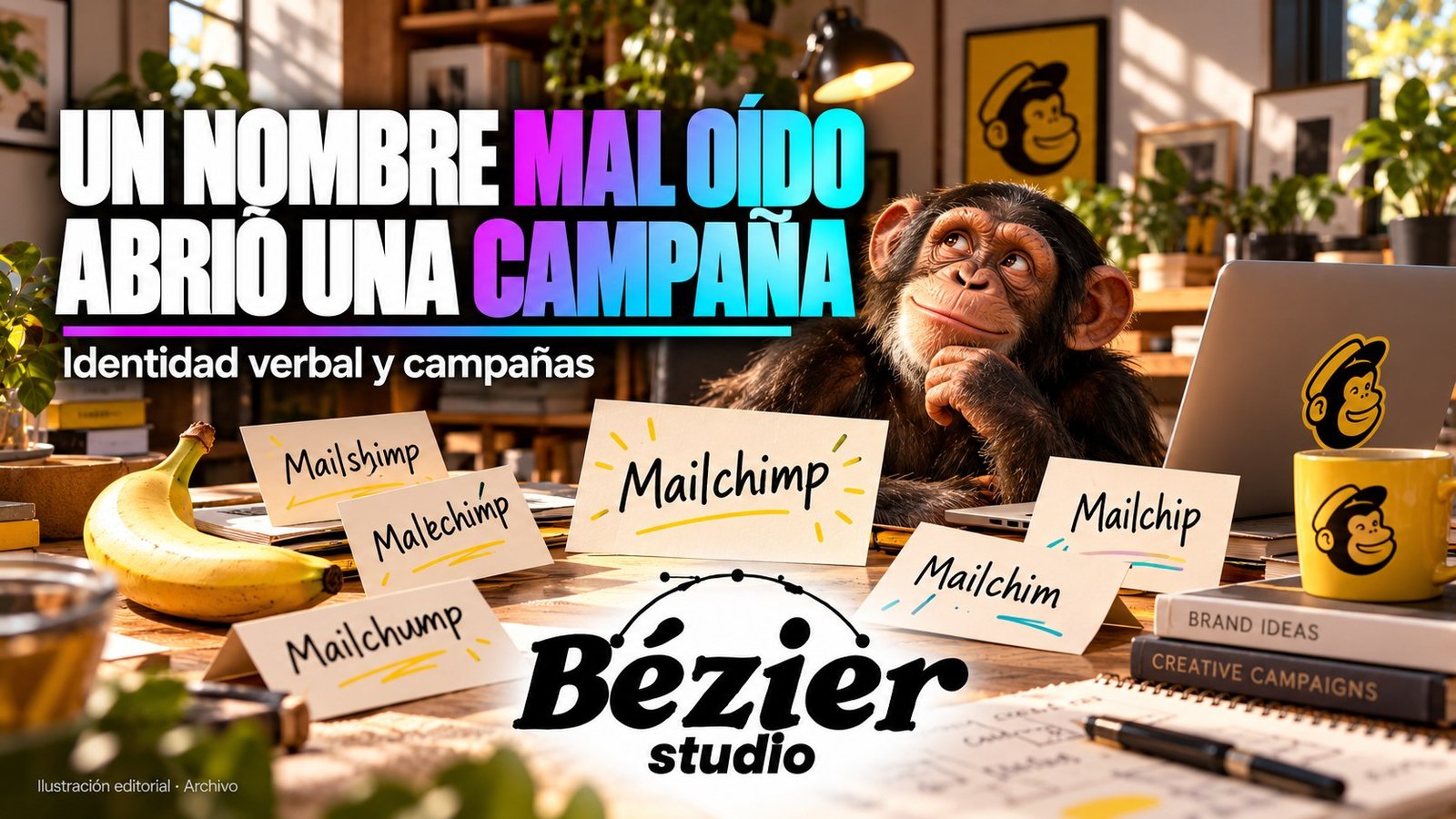 Mailchimp convirtió una confusión de nombre en una campaña de descubrimiento
