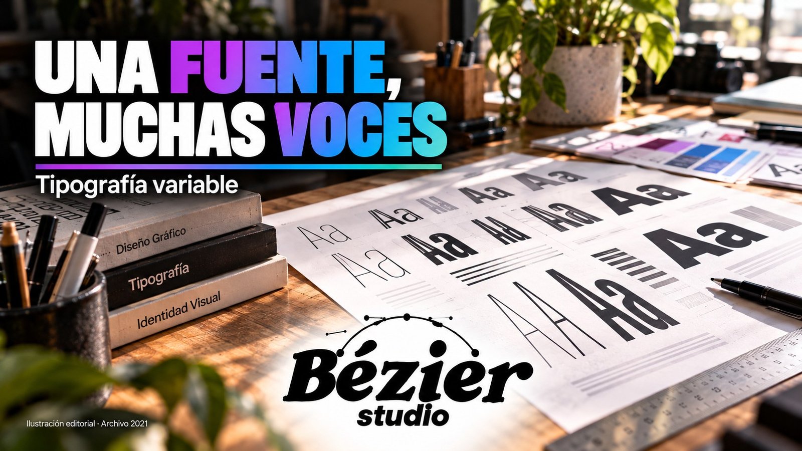 Helvetica Now Variable llevó peso, ancho y tamaño óptico a un mismo archivo tipográfico