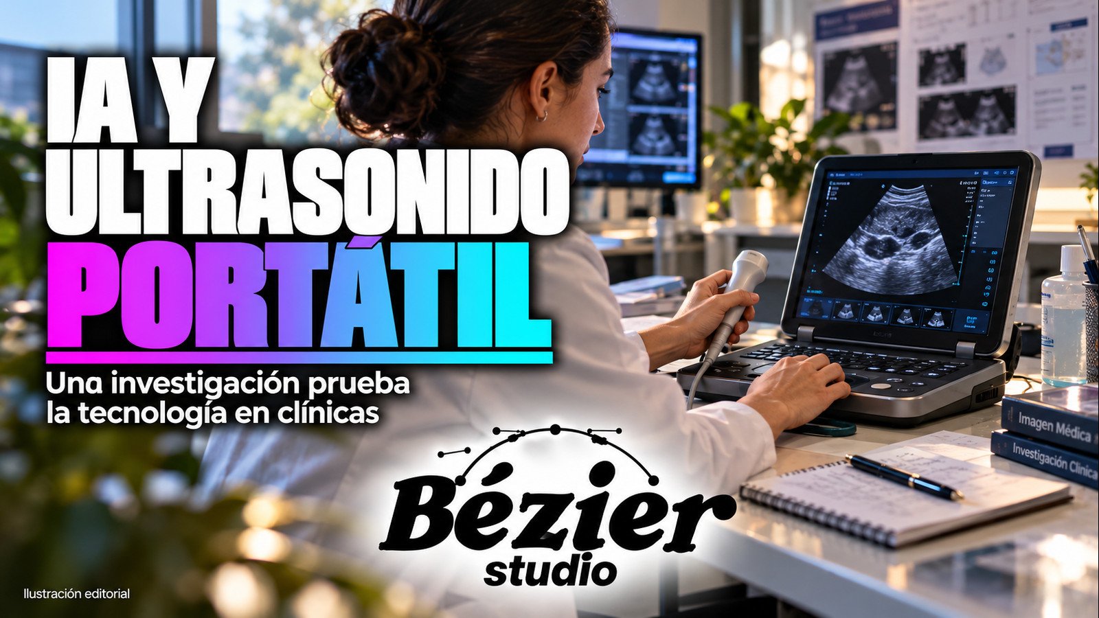 Ultrasonido portátil e IA: el estudio que prueba la tecnología fuera del entorno ideal