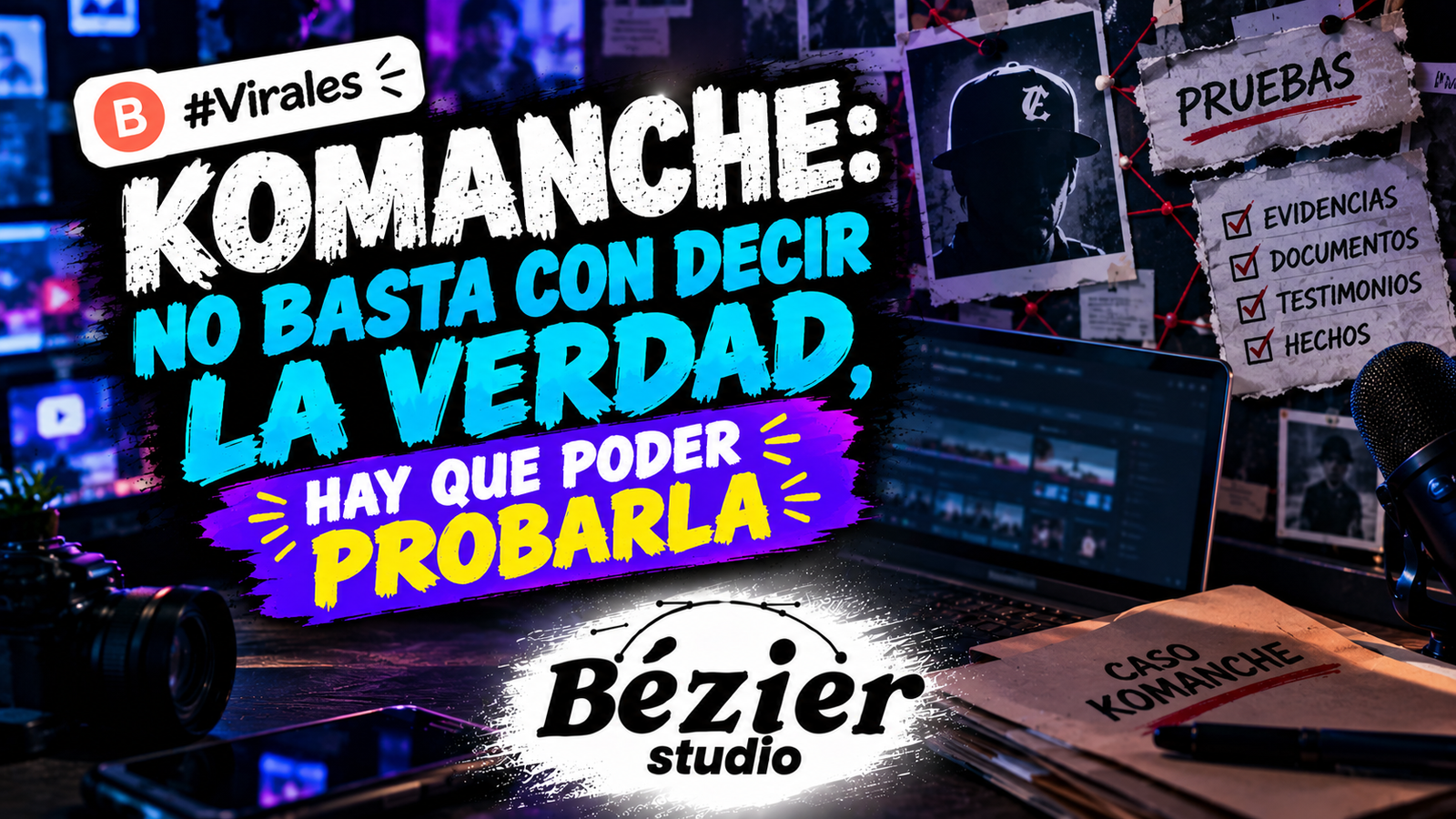 Komanche: No basta con decir la verdad, hay que poder probarla