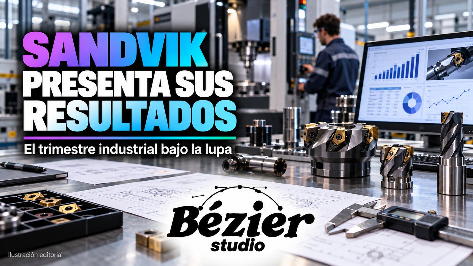 Sandvik presenta un trimestre con más pedidos, ingresos y margen operativo ajustado