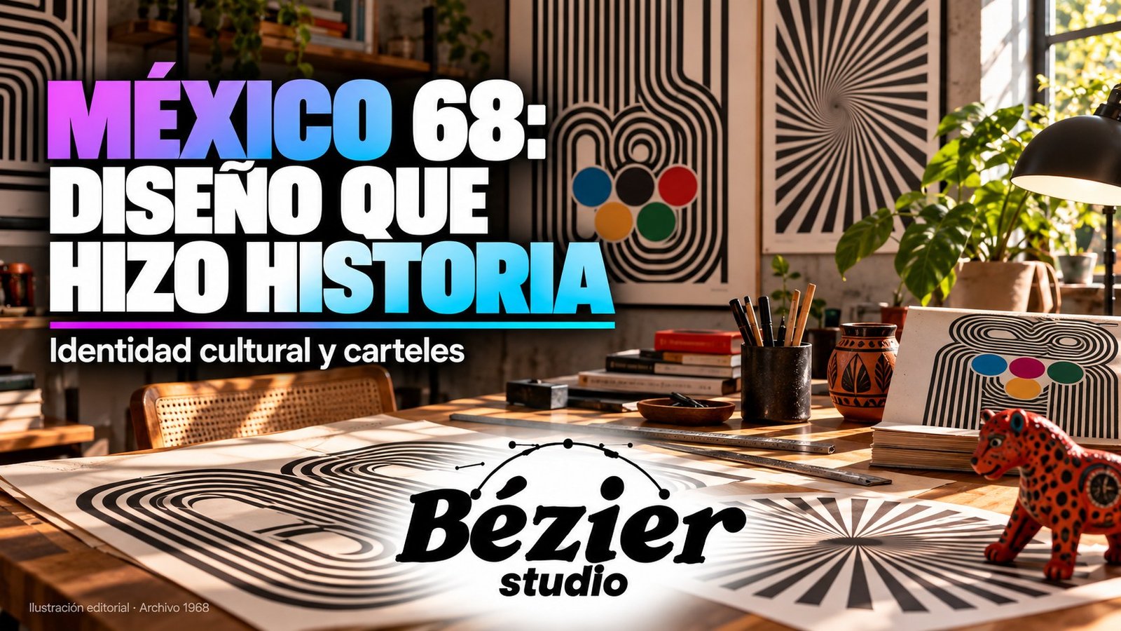 México 68 construyó una identidad que desbordó el logotipo olímpico