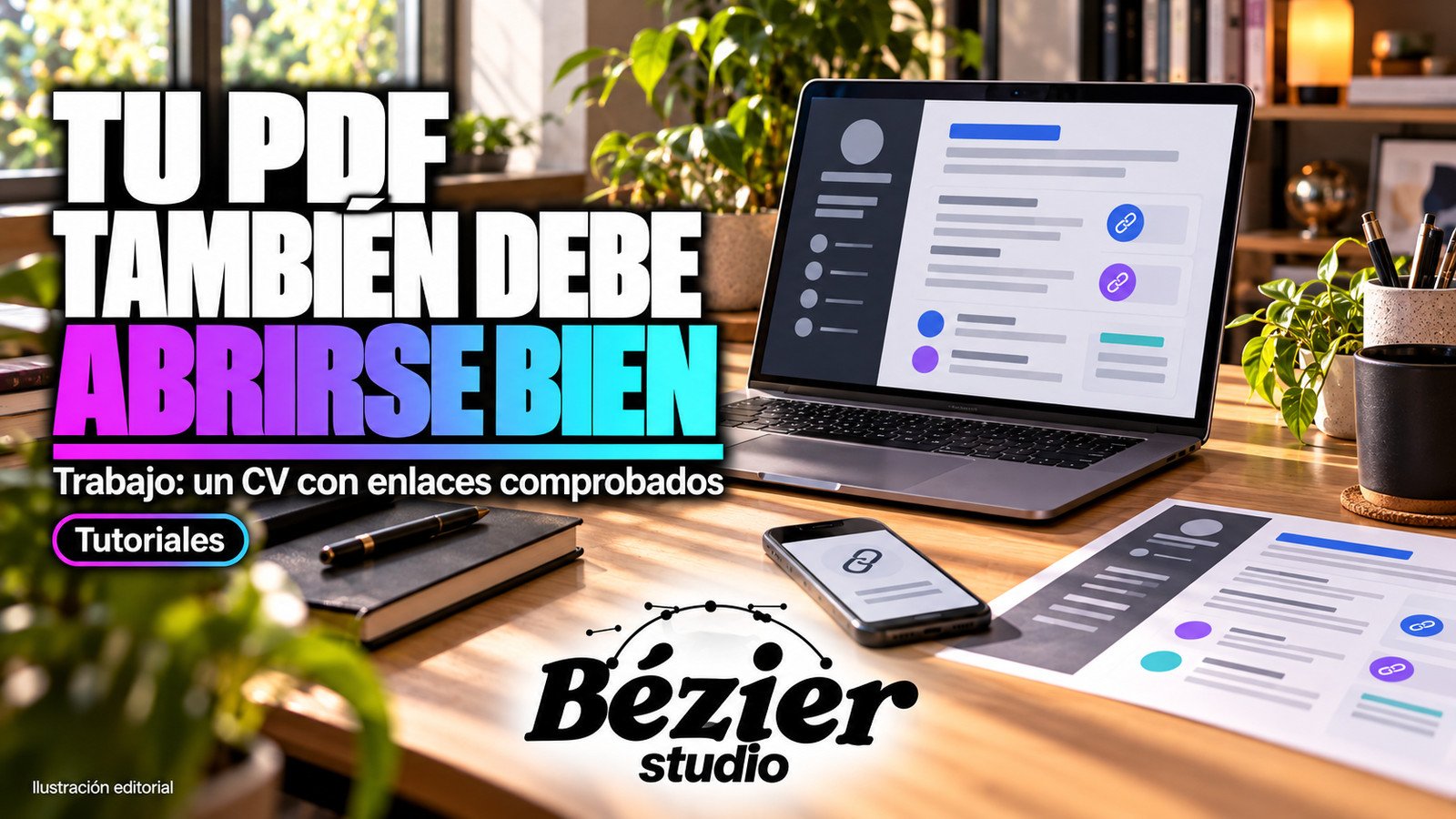 Trabajo en tendencia: tu CV en PDF necesita enlaces que funcionen fuera de tu computadora
