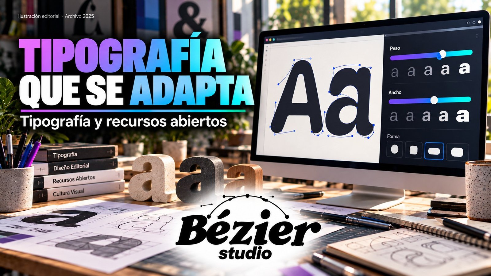 Google Sans Flex abrió nuevas opciones para diseñar con tipografía variable