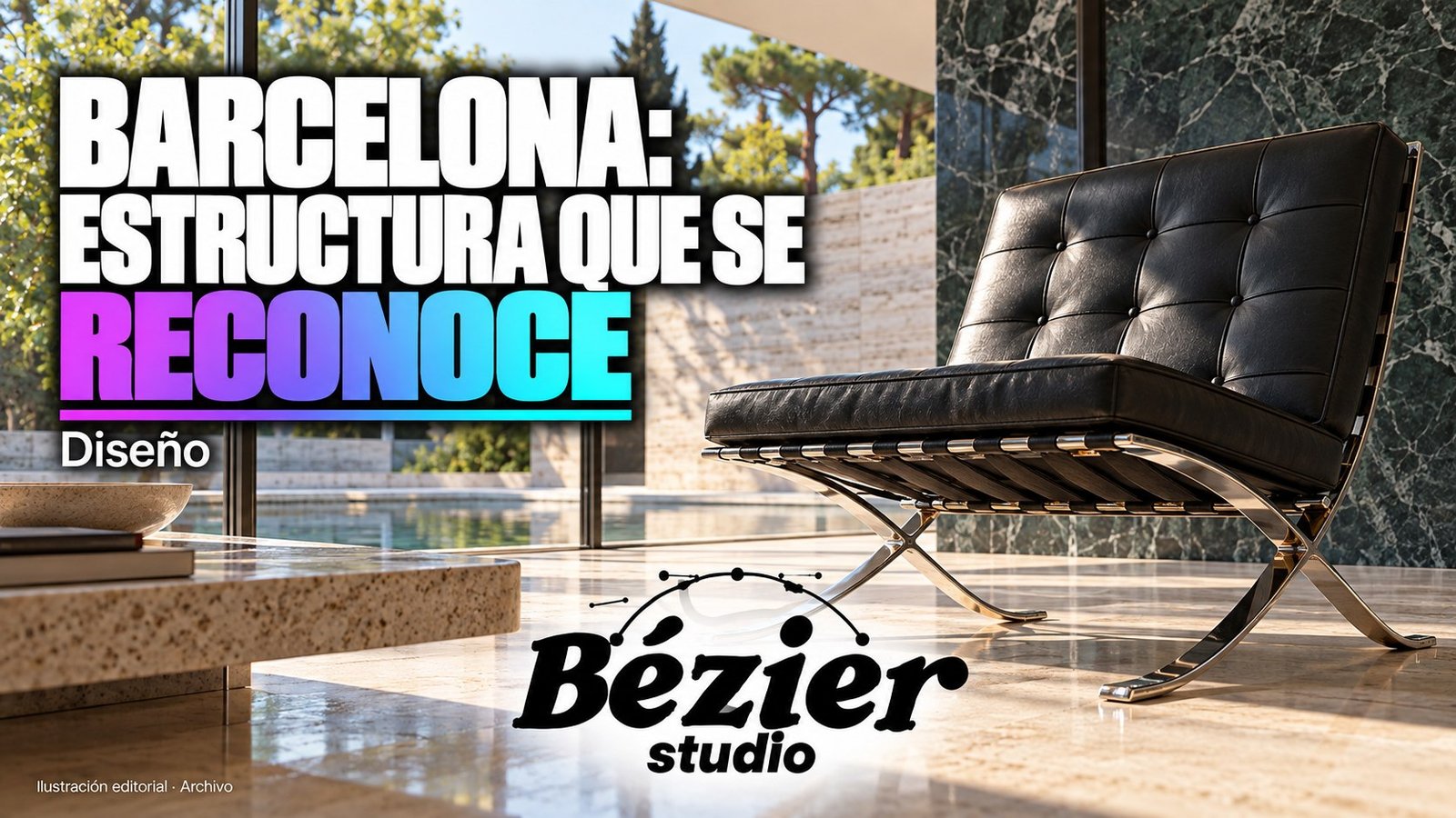 Barcelona: la silla que convirtió estructura y tapicería en un símbolo moderno