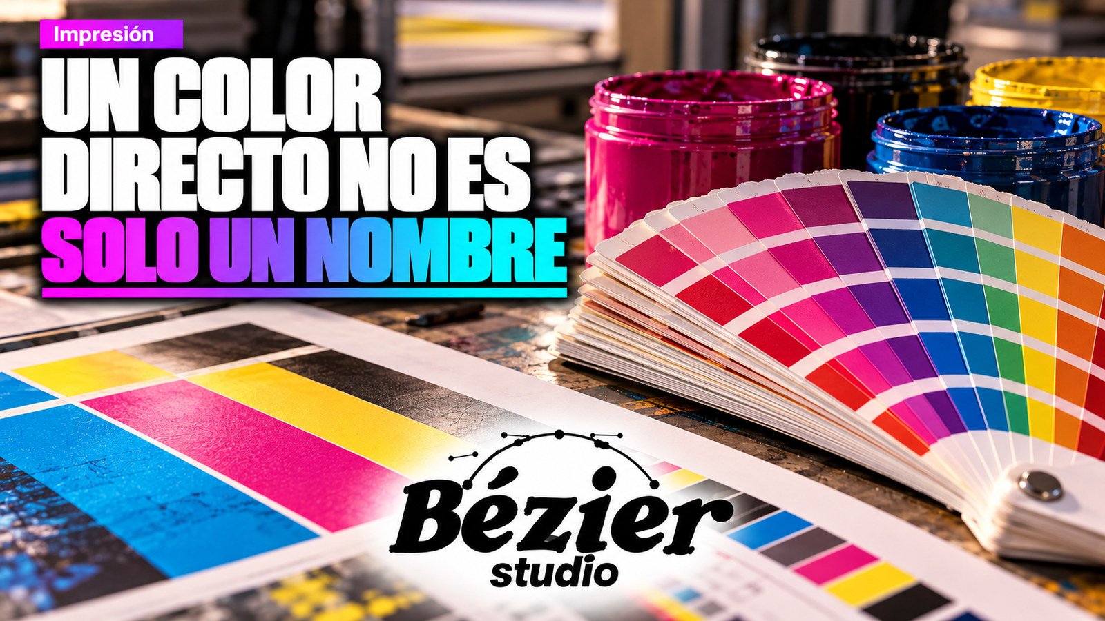 Tintas planas: por qué nombrar un color no basta para imprimirlo bien
