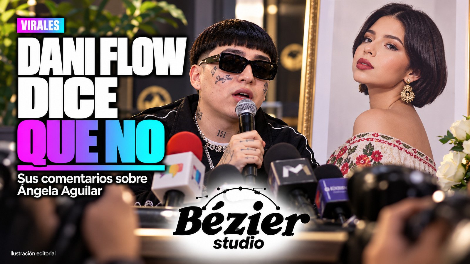 Dani Flow descarta una colaboración con Ángela Aguilar y reconoce su voz