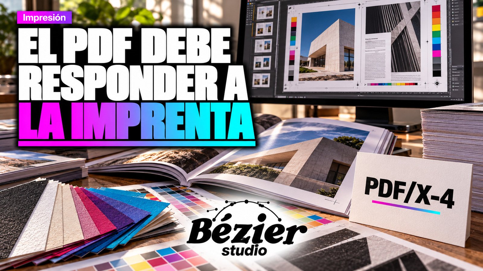 Exportar PDF/X-4: prepara una salida de InDesign con condiciones de imprenta