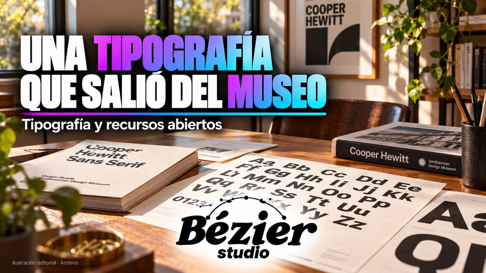 Cooper Hewitt compartió una tipografía nacida para renovar la identidad del museo