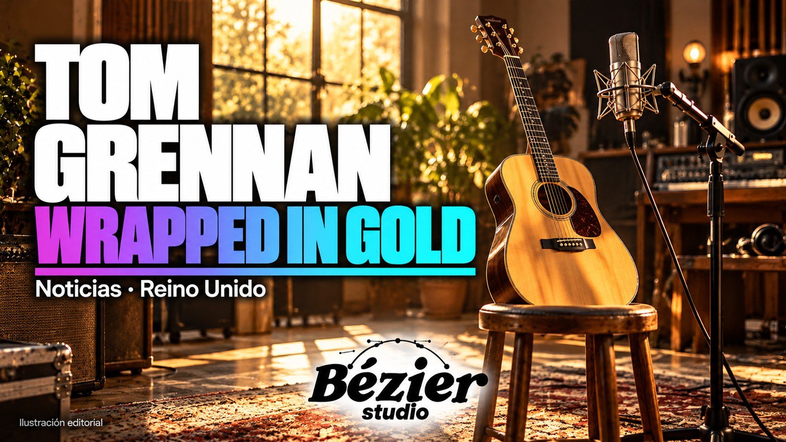 Tom Grennan presenta Wrapped in Gold, entre recuerdos y nuevos comienzos