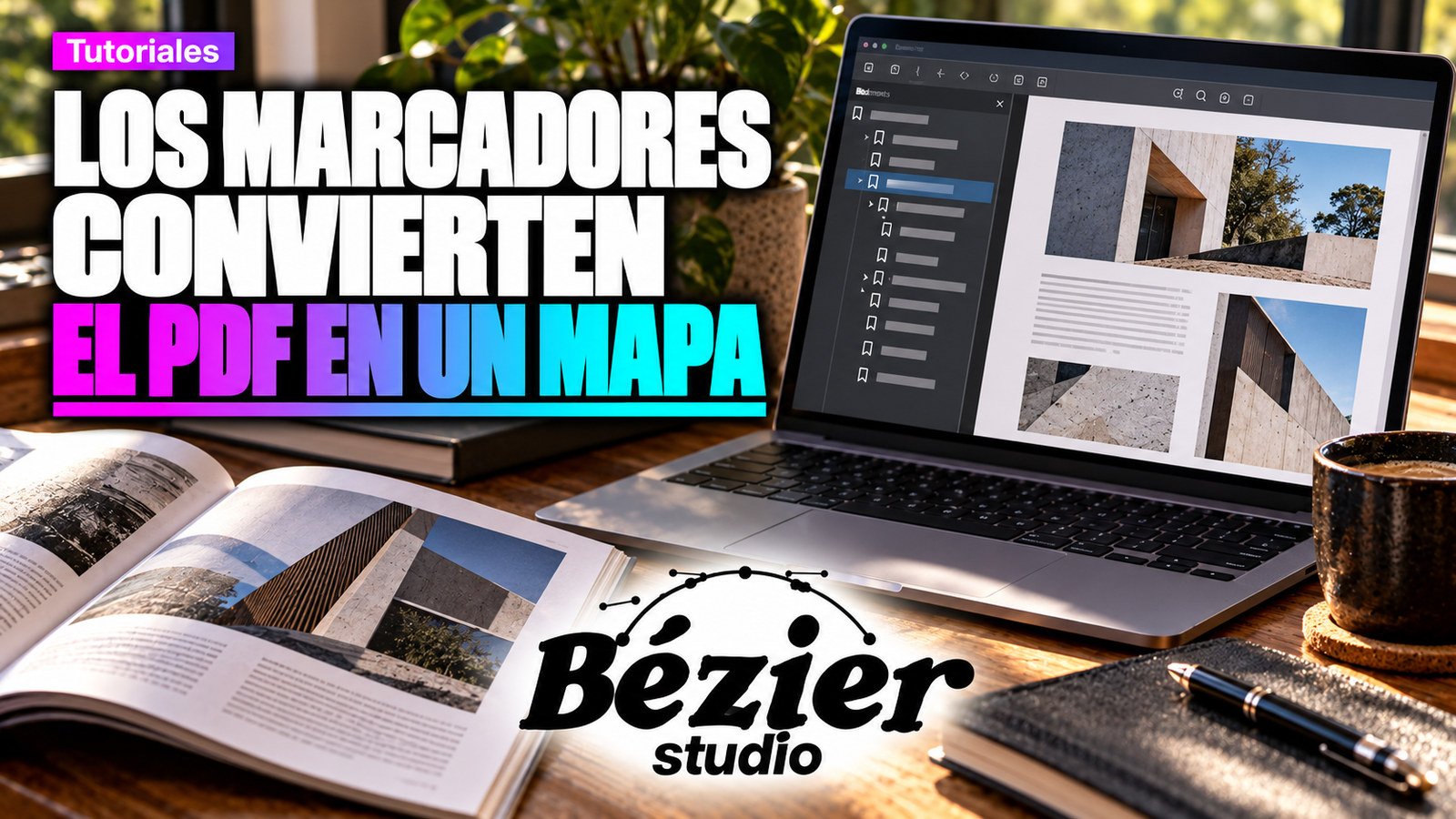 Marcadores en Acrobat: crea una ruta para consultar tres secciones de un PDF