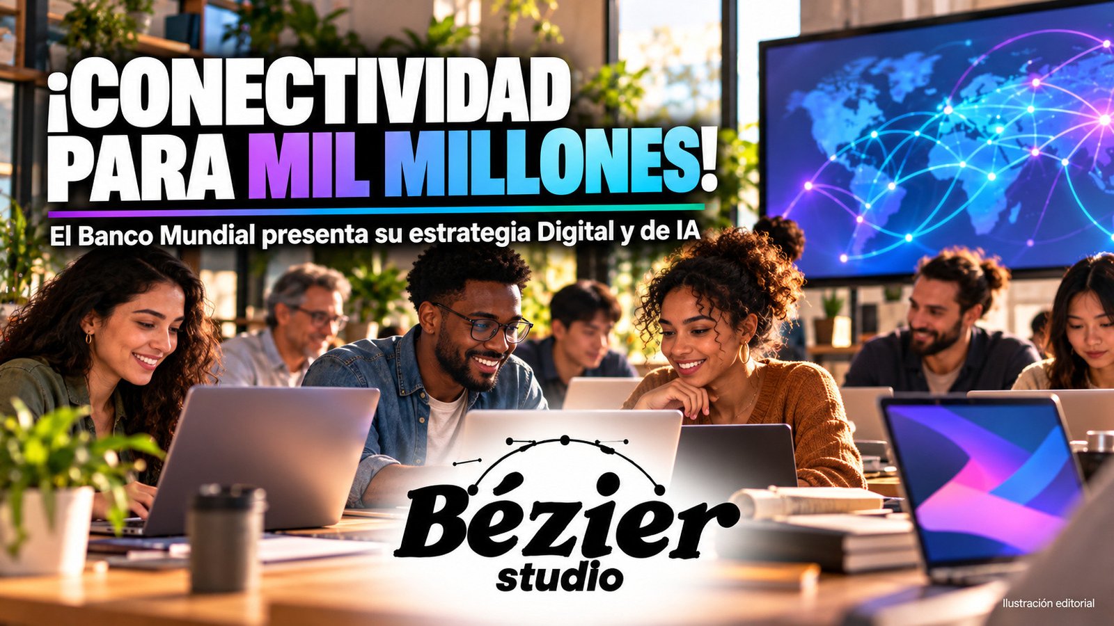 El Banco Mundial vincula su estrategia digital con metas de conectividad y servicios para 2030