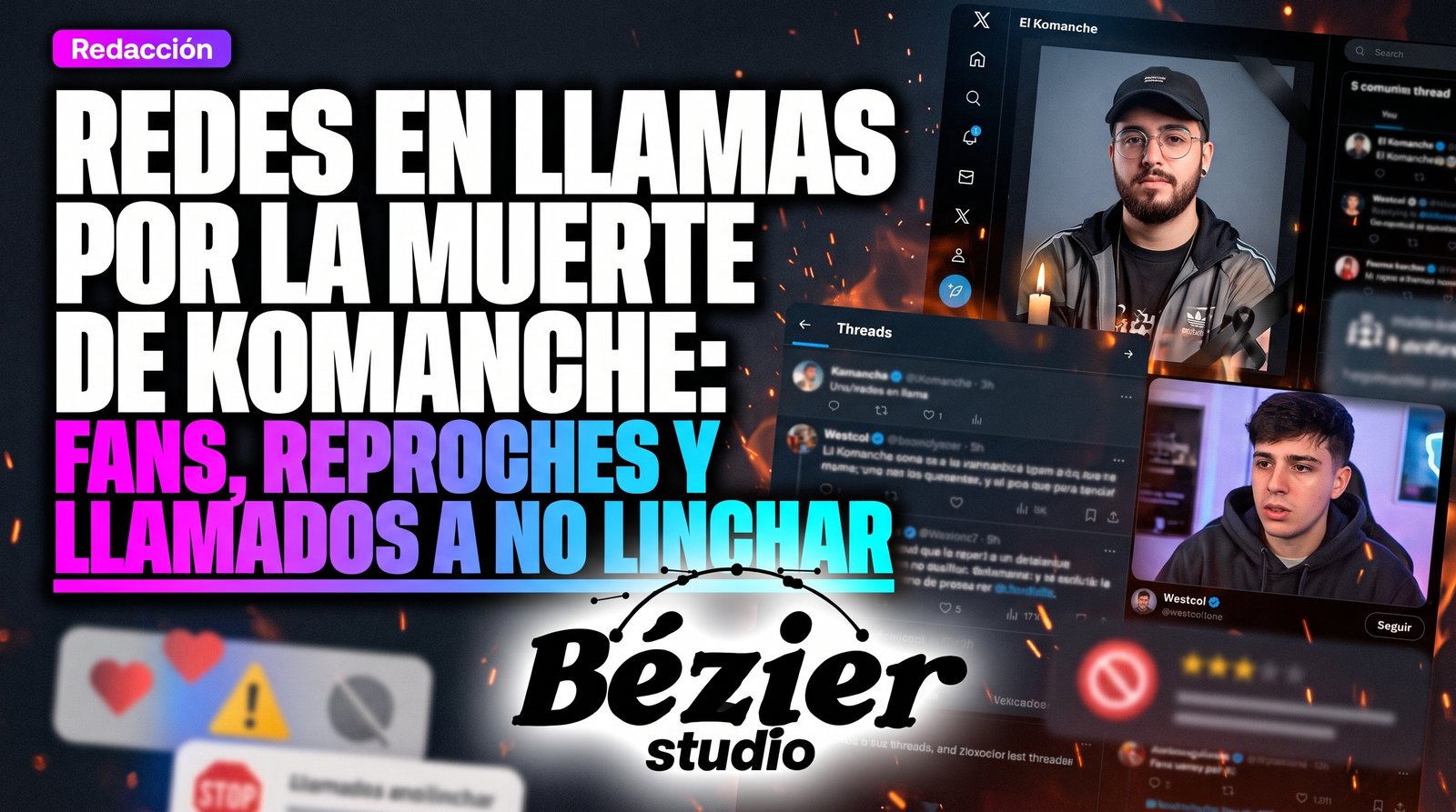 Redes en llamas por la muerte de Komanche: fans, reproches y llamados a no linchar