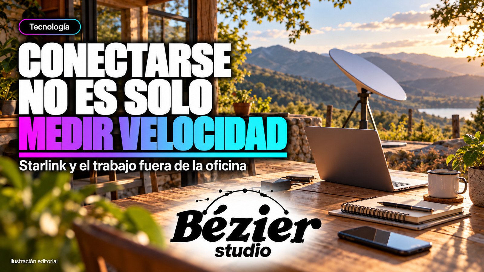 Starlink en las búsquedas: trabajar fuera de la oficina exige algo más que una buena descarga