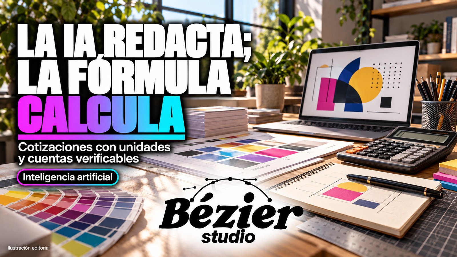 La IA puede redactar tu cotización; las cuentas deben salir de una fórmula