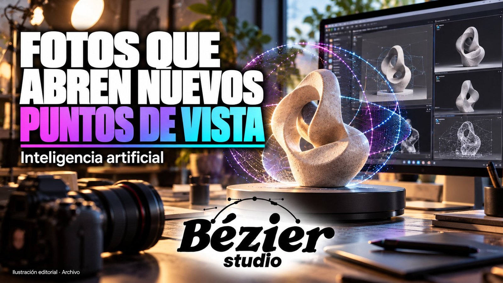 NeRF: crear nuevas vistas de una escena a partir de fotografías