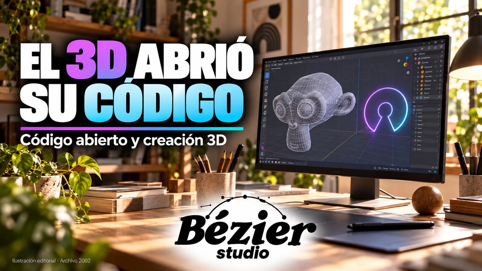 Blender abrió su código en 2002 y cambió quién podía participar en su desarrollo