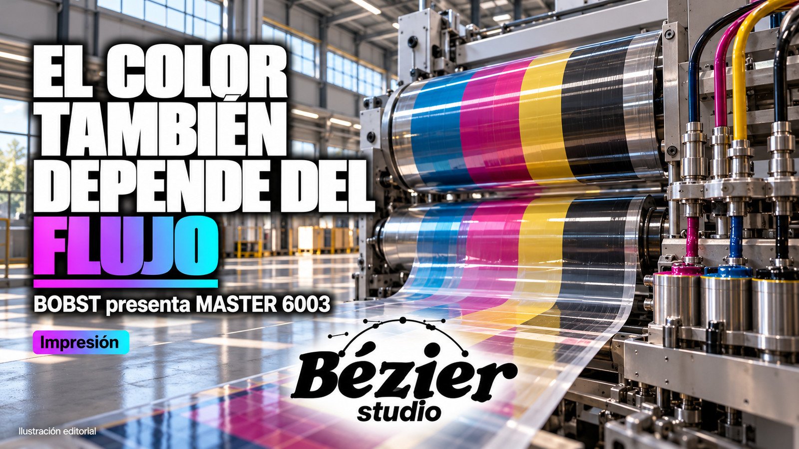 BOBST presenta MASTER 6003: la eficiencia del color también se decide en el circuito de tinta