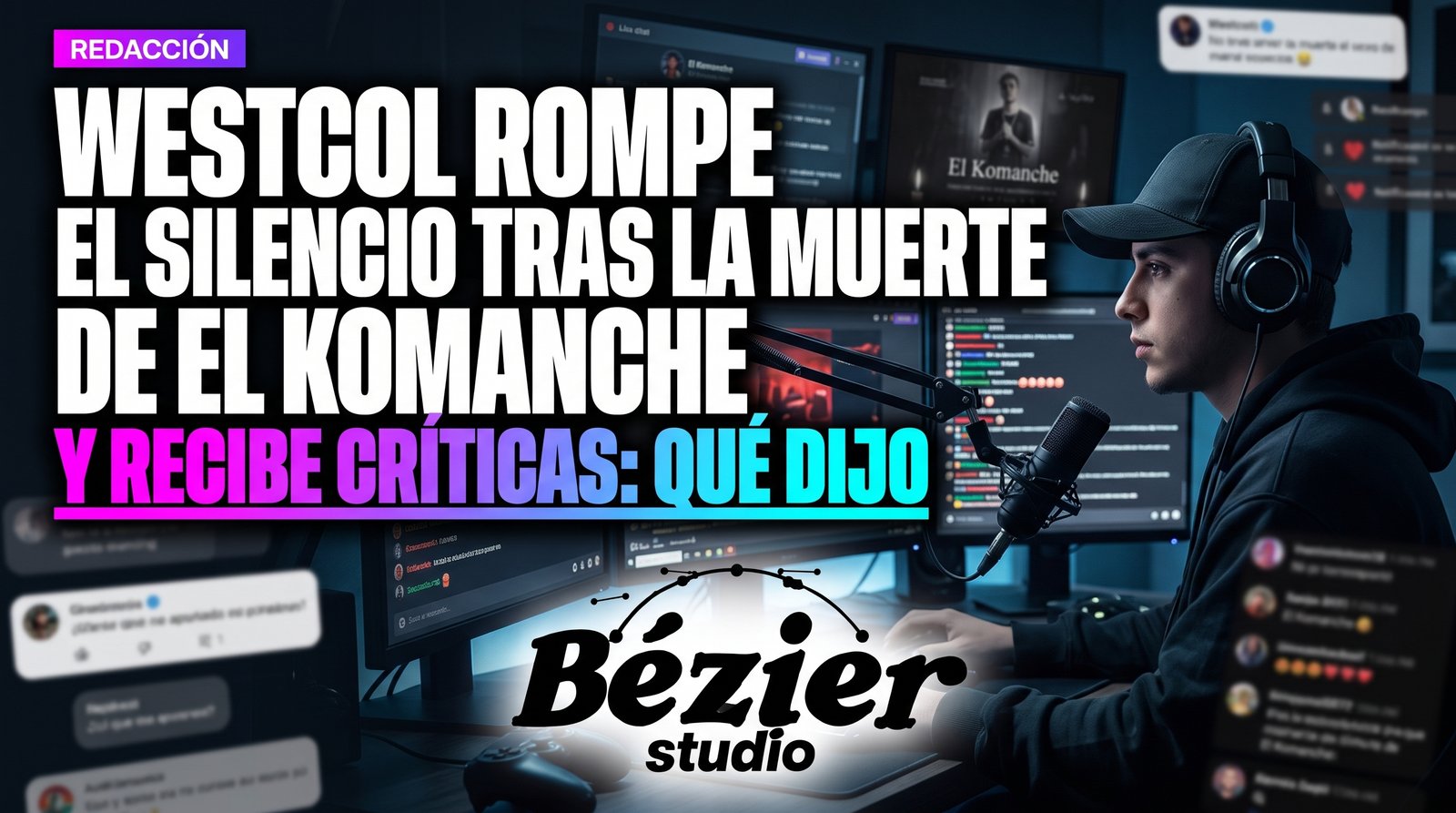 Westcol rompe el silencio tras la muerte de El Komanche y recibe críticas: qué dijo