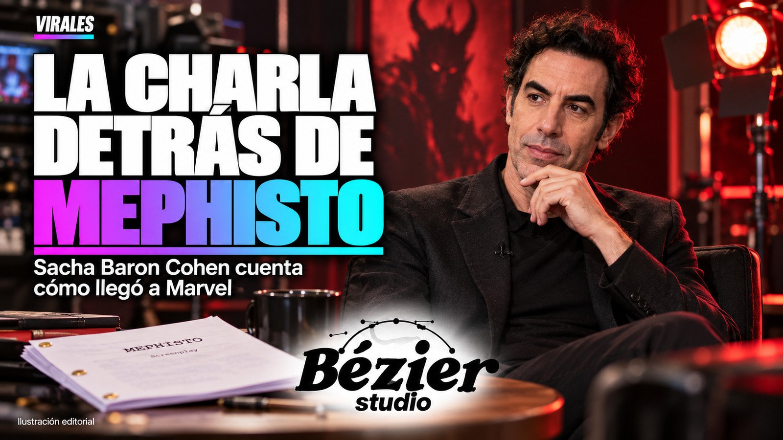 Sacha Baron Cohen contó la pregunta que Marvel le hizo antes de interpretar a Mephisto