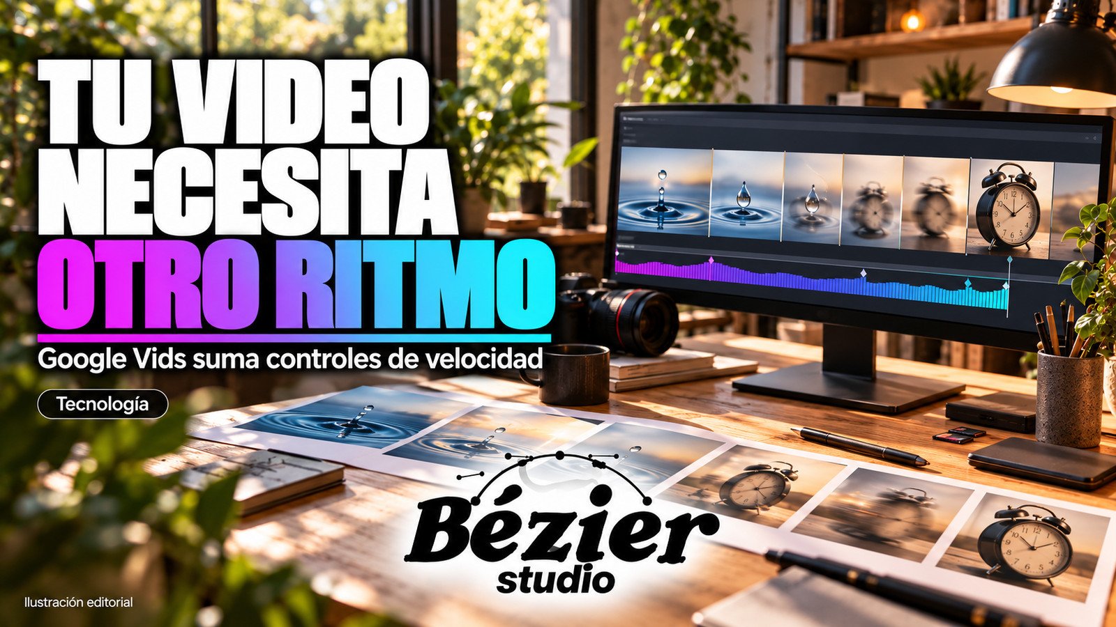 Tu video necesita otro ritmo: Google Vids añade velocidad de 0,25x a 2x