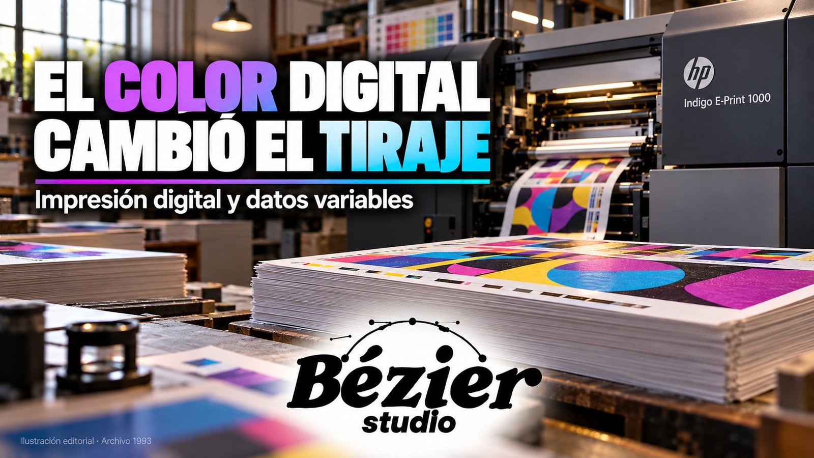 Indigo E-Print 1000 acercó el color digital a los tirajes cortos