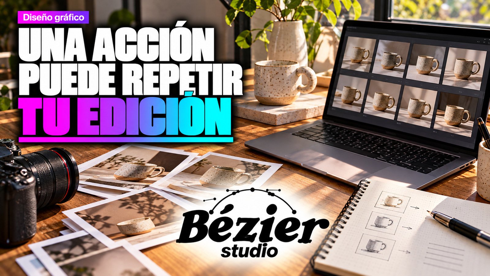 Acciones de Photoshop: graba una conversión repetible y pruébala sin sobrescribir originales