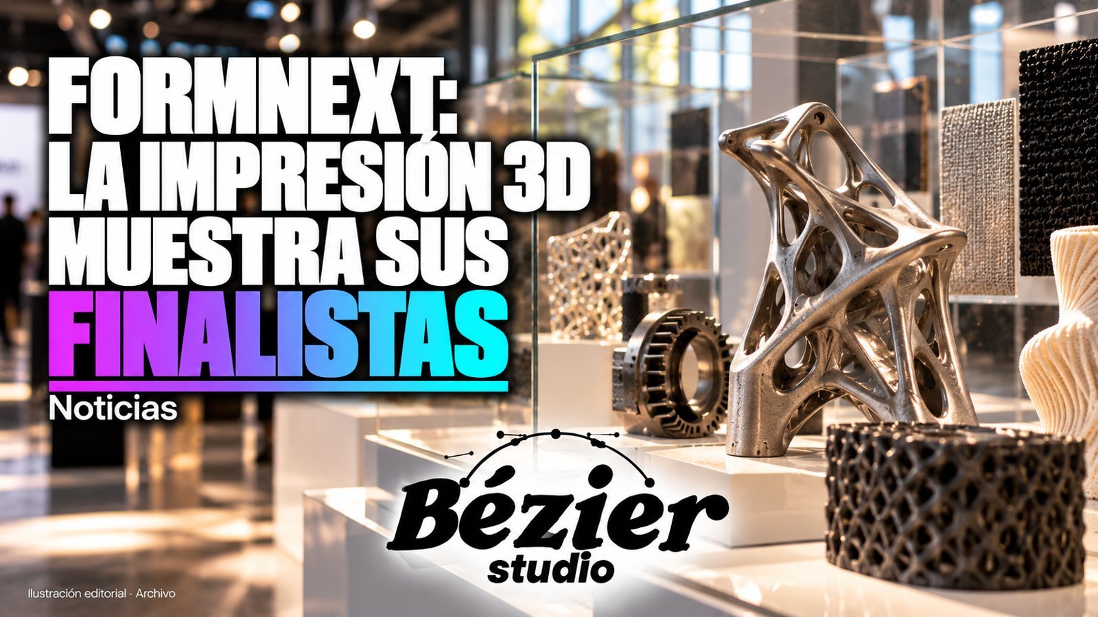 Del textil al cobre reciclado: Formnext revela sus finalistas de impresión 3D