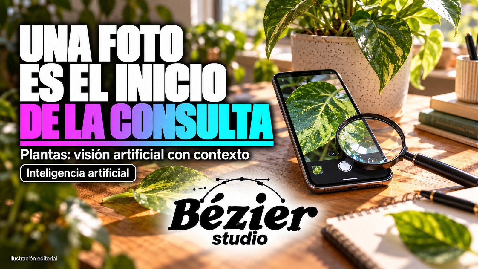 Plantas en tendencia: la visión artificial ayuda a preguntar, no convierte una foto en certeza