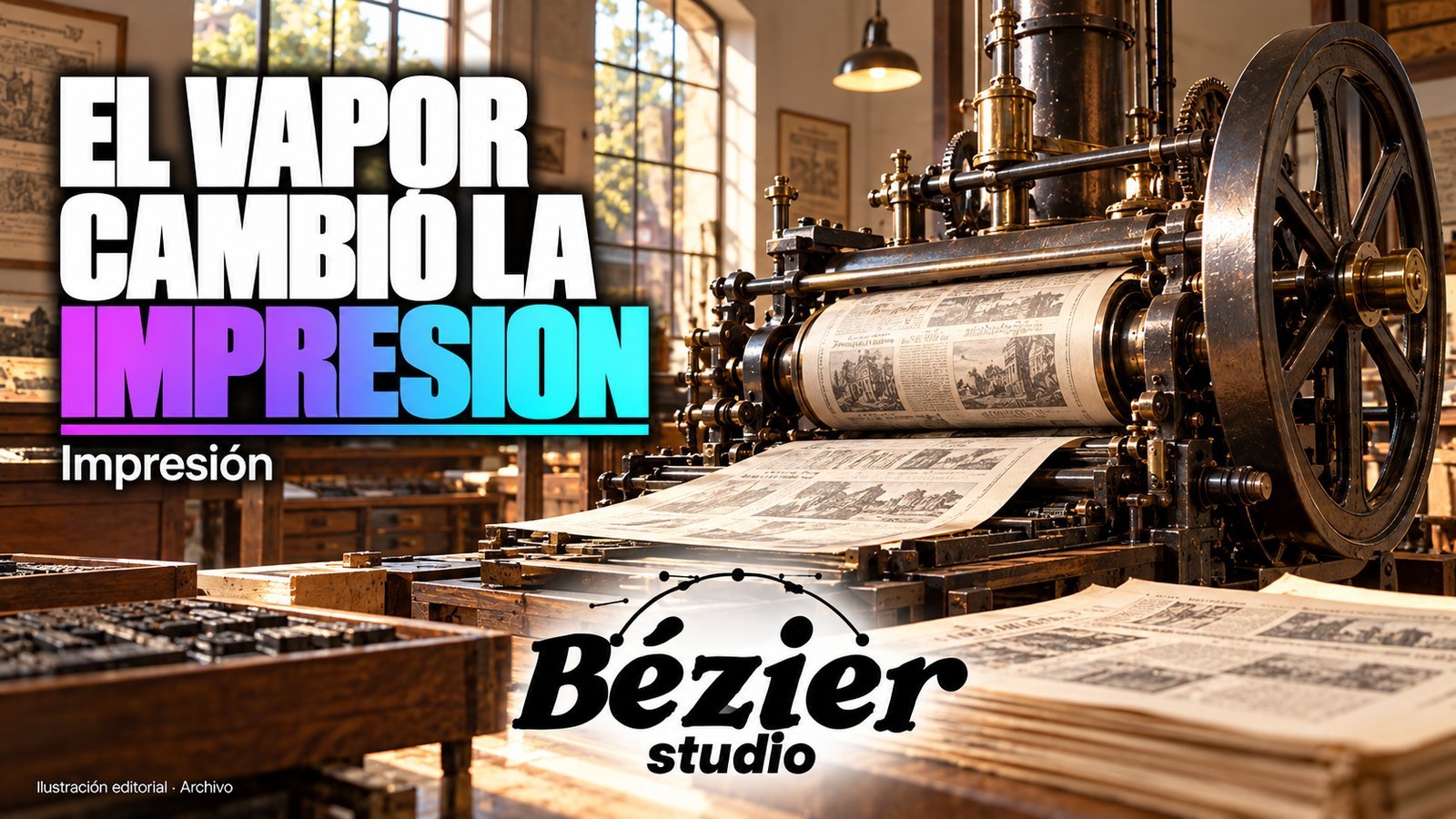 La prensa de Koenig y Bauer llevó el vapor a la impresión de The Times